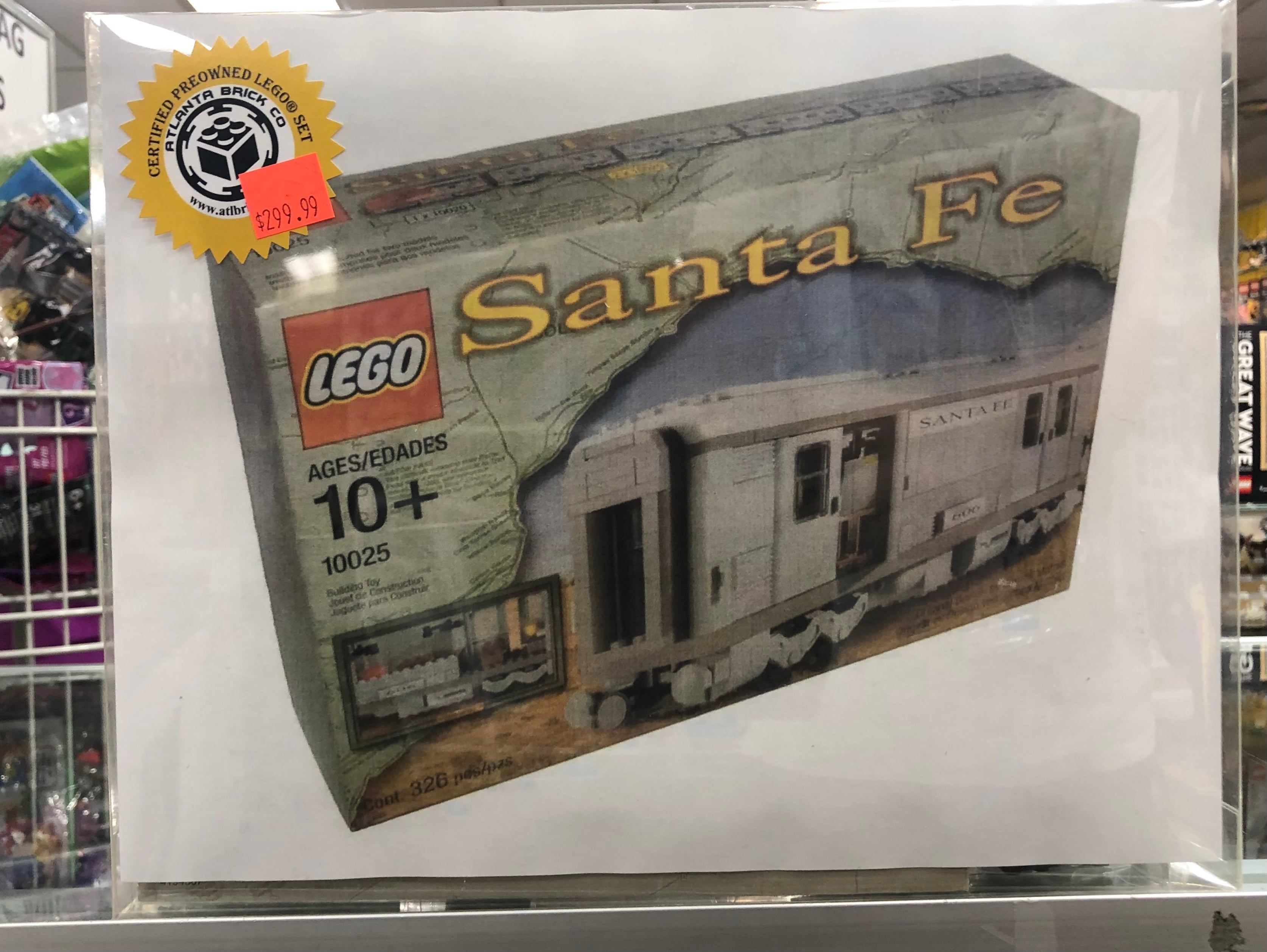 Santa Fe Cars - Set I (mail or baggage car), 10025